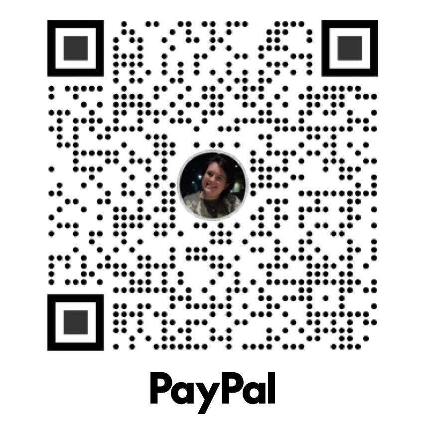 paypal a saveable qr code which directs to rain’s paypal